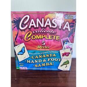 Canasta Caliente Complete Official Version 5 Decks of Custom Cards * RARE NEW *